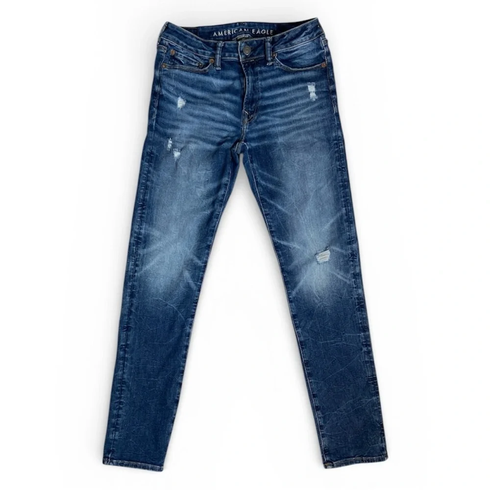 American Eagle Air Flex 360 Slim Distressed Jean